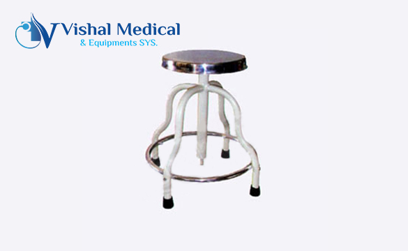 Patient Stool Revolving S. S. Top